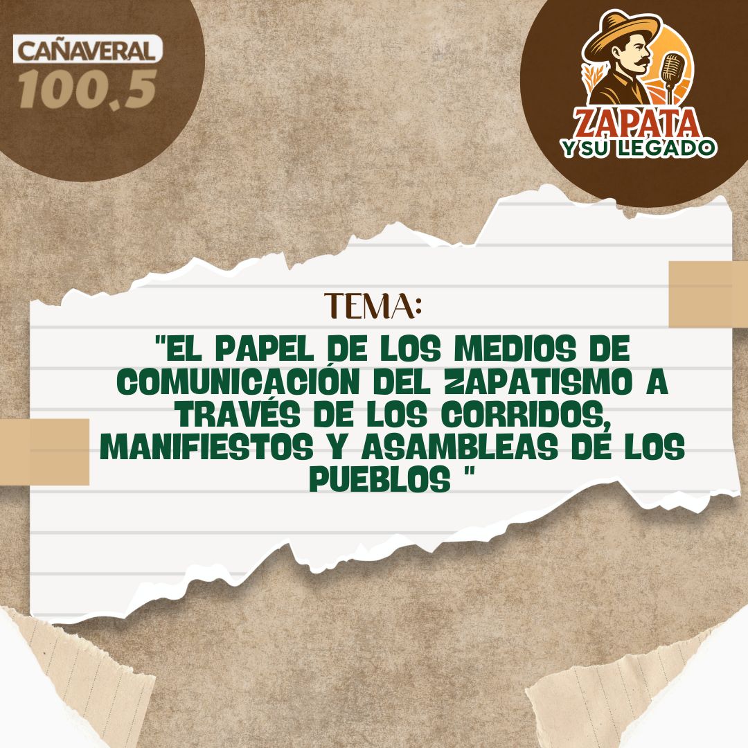 “El papel de los medios de comunicación del Zapatismo a través de los corridos, manifiestos y asambleas de los pueblos” – 23 de enero 2026